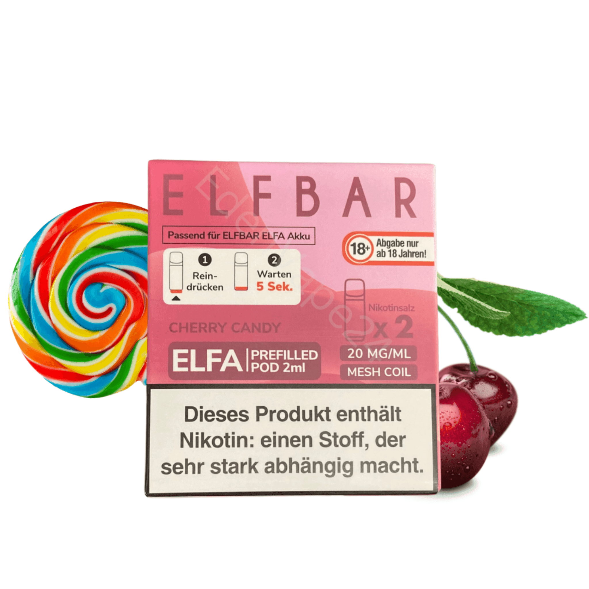 Elfbar ELFA Pod - Cherry Candy - EdenVape24